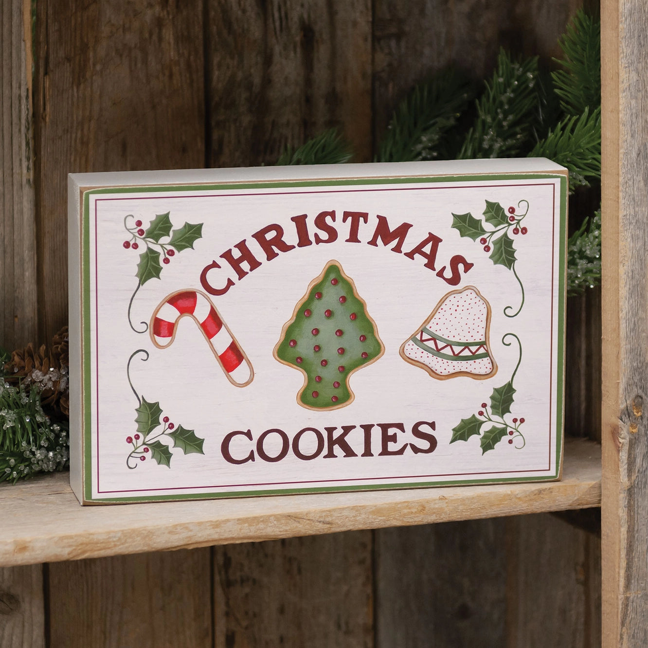 Christmas Cookies Box Sign