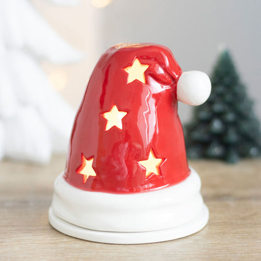 Santa Hat Incense Cone Burner or Tealight Holder