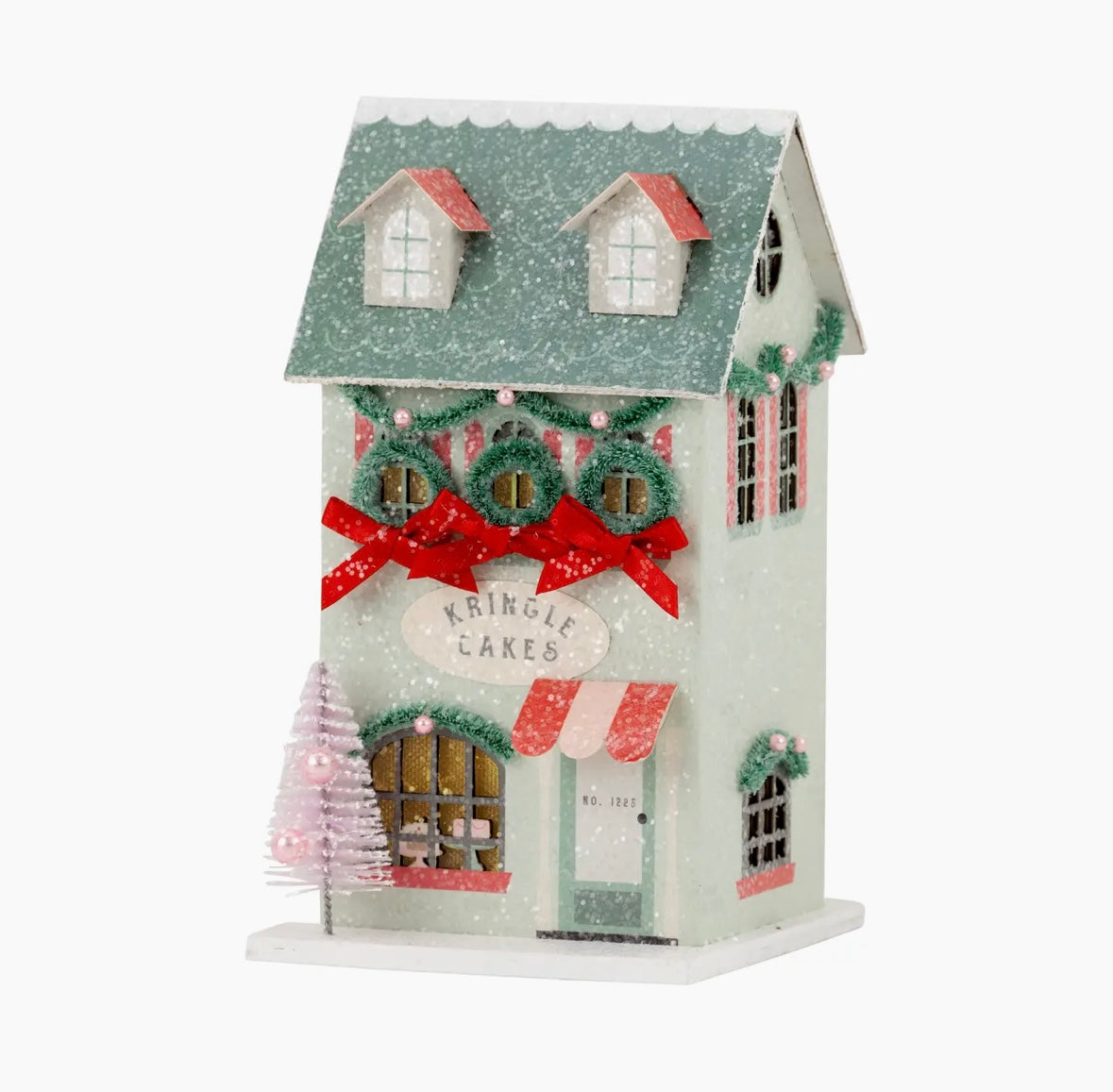 Light Up Christmas Village Kringle Cakes Shop