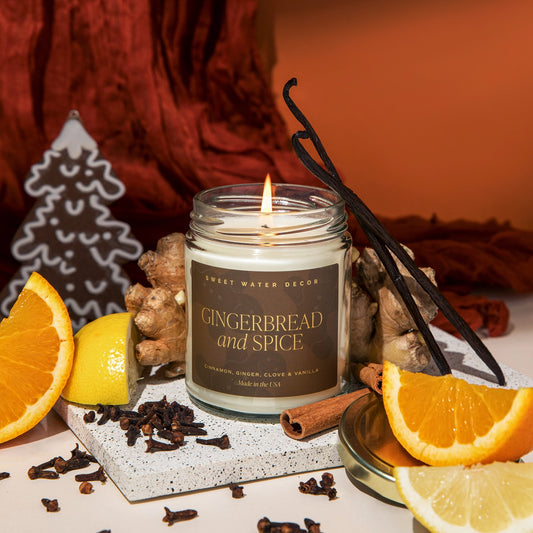 Gingerbread and Spice Christmas Soy Candle