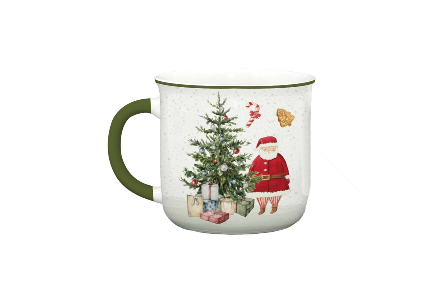 Christmas Tree with Santa Mug