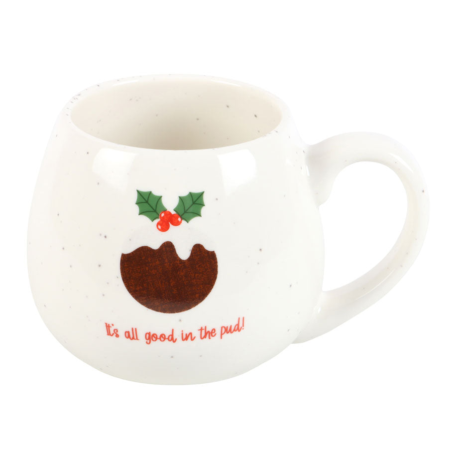 “All Good In the Pud”Christmas Mug