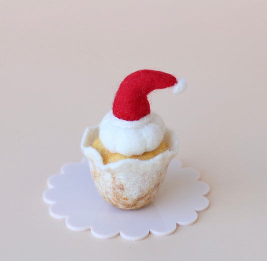 Santa Hat Christmas Muffin