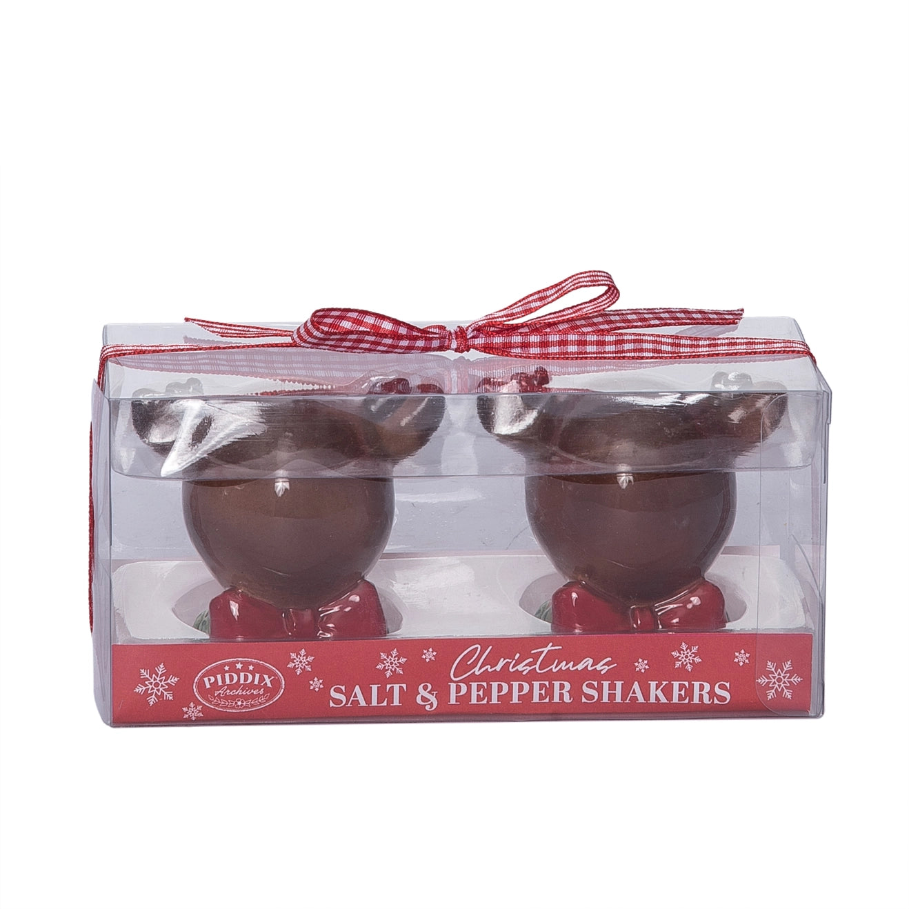 Vintage Reindeer Salt & Pepper Shaker Set