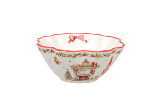 Vintage Christmas Bowl