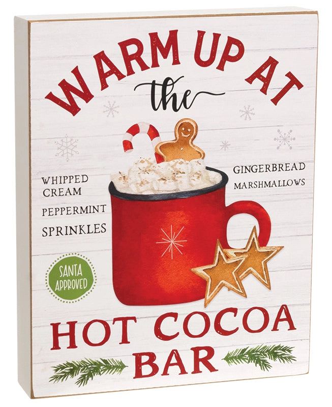 Hot Cocoa Box Sign Assorted