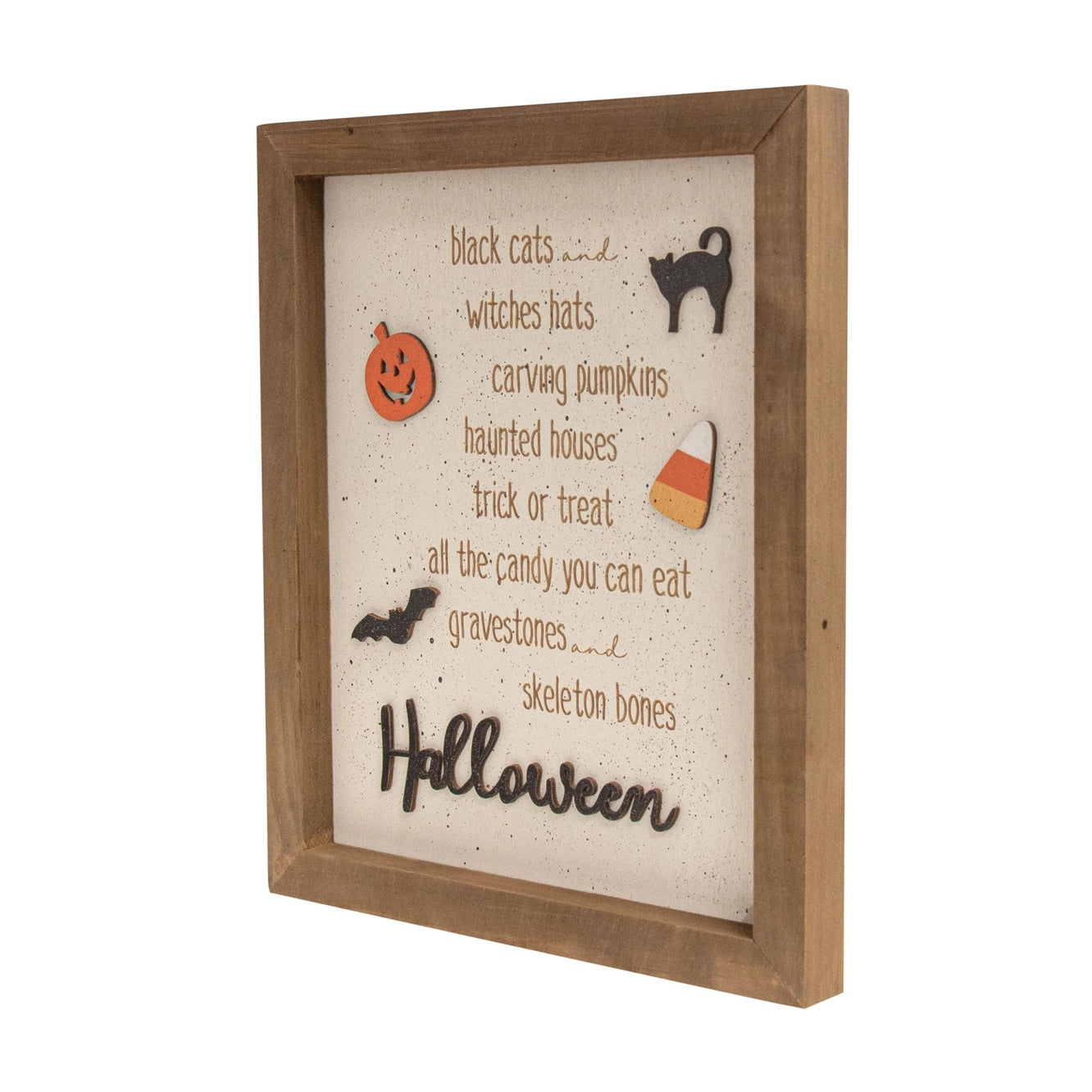 Halloween Wooden Framed Sign