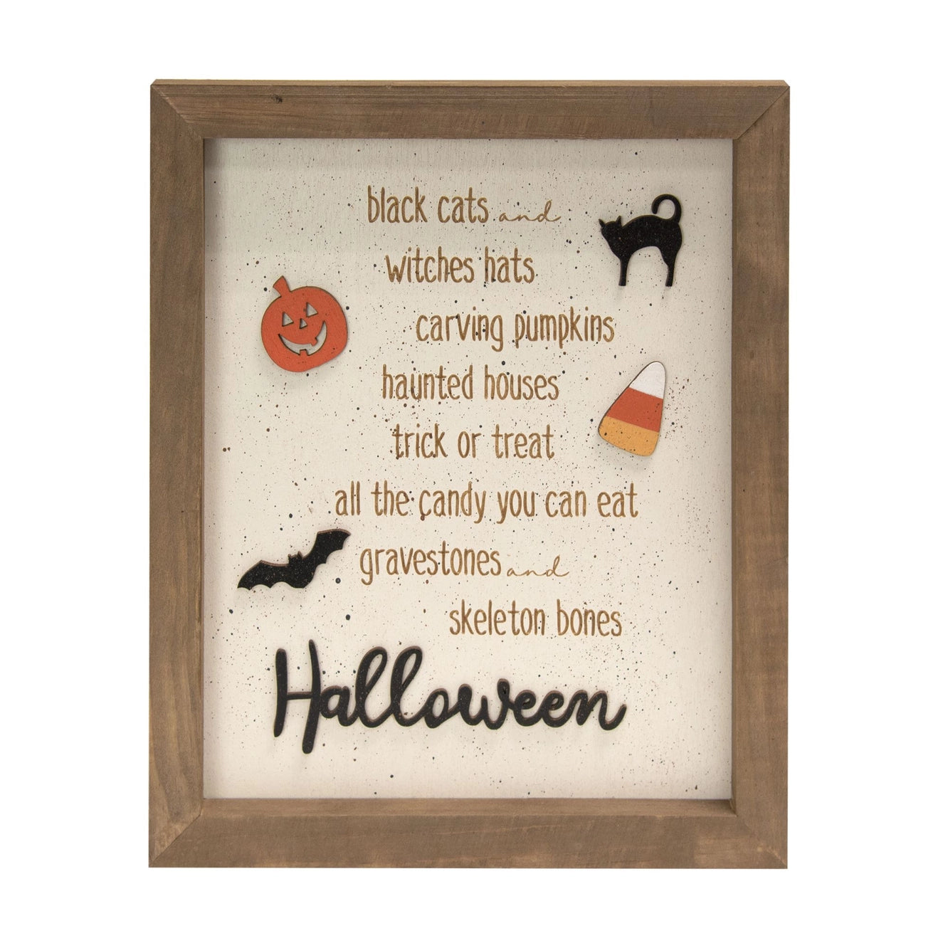 Halloween Wooden Framed Sign