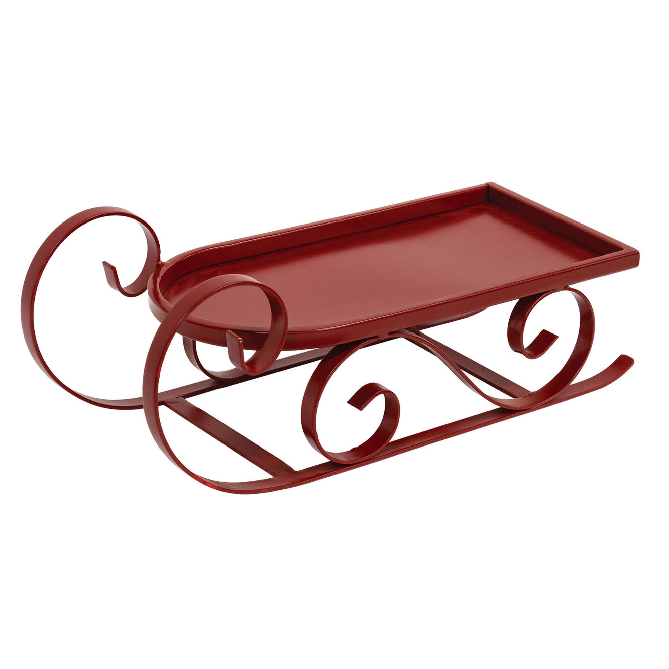 Small Red Metal Sled