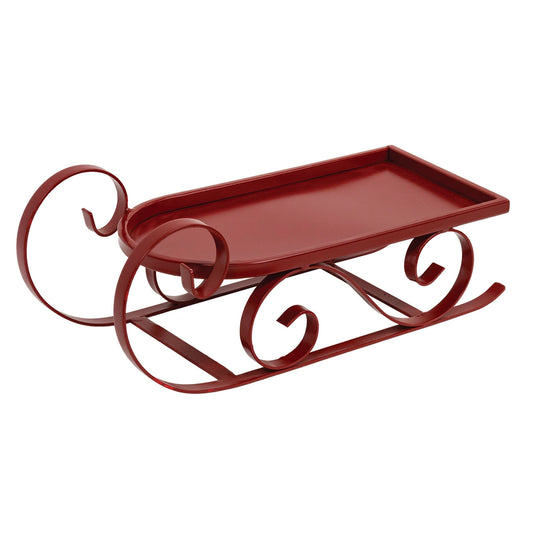 Small Red Metal Sled