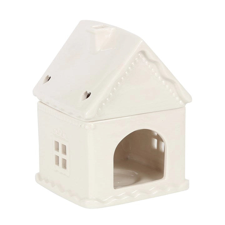 White Gingerbread House oil or Wax Burner