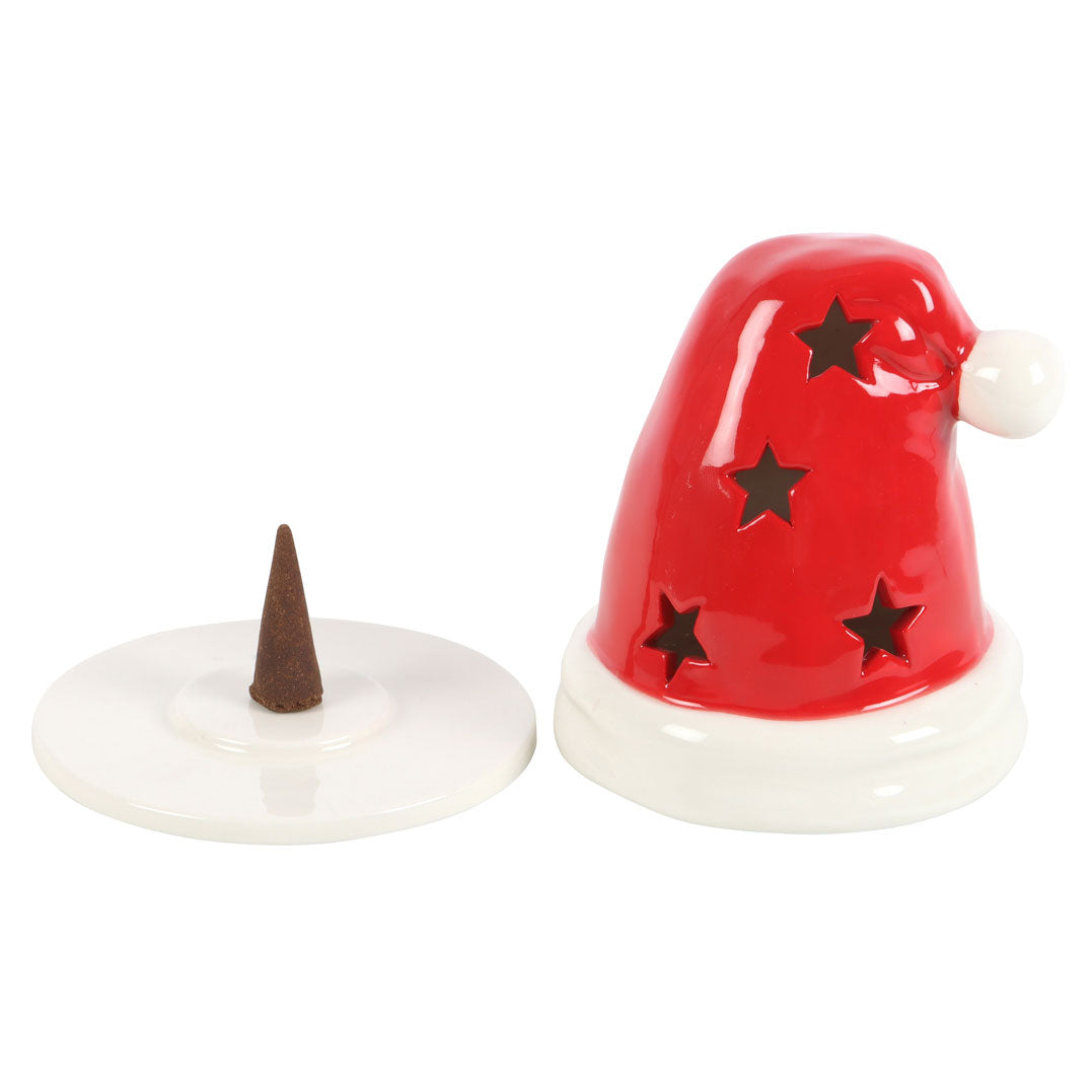 Santa Hat Incense Cone Burner or Tealight Holder