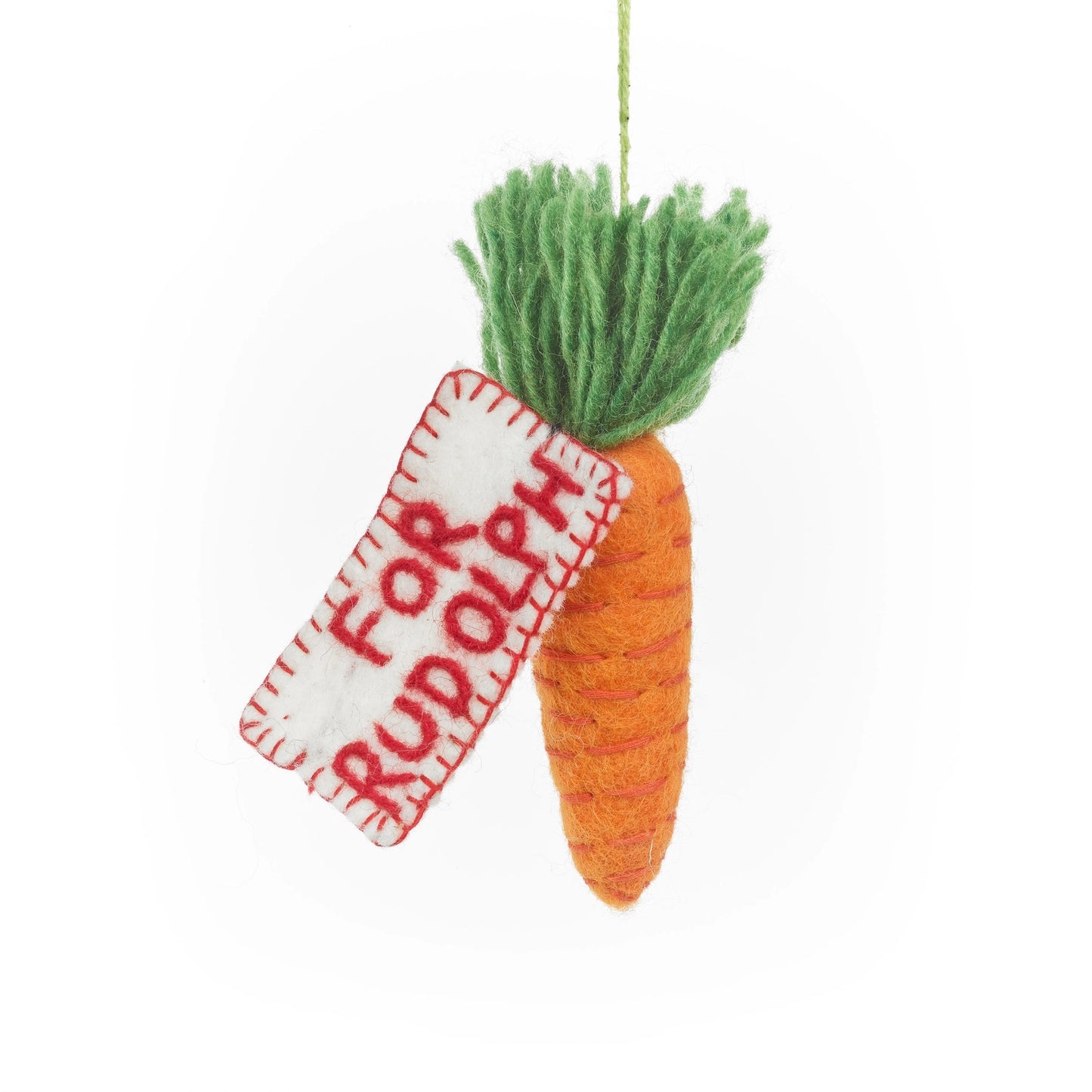 Rudolph’s carrot Felt Snack Hanging