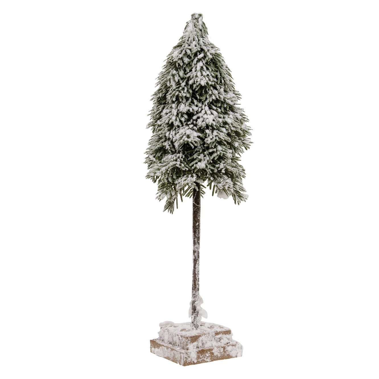 Snowy Pine Tree On Base 40cm