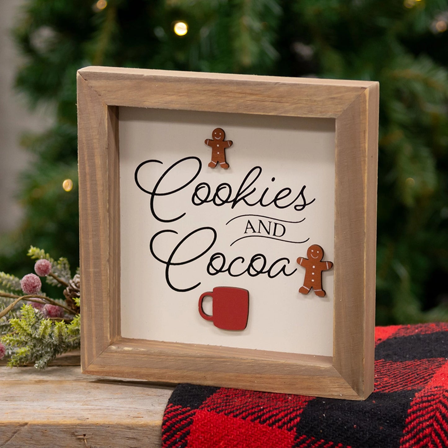 Cookies & Cocoa Framed Sign