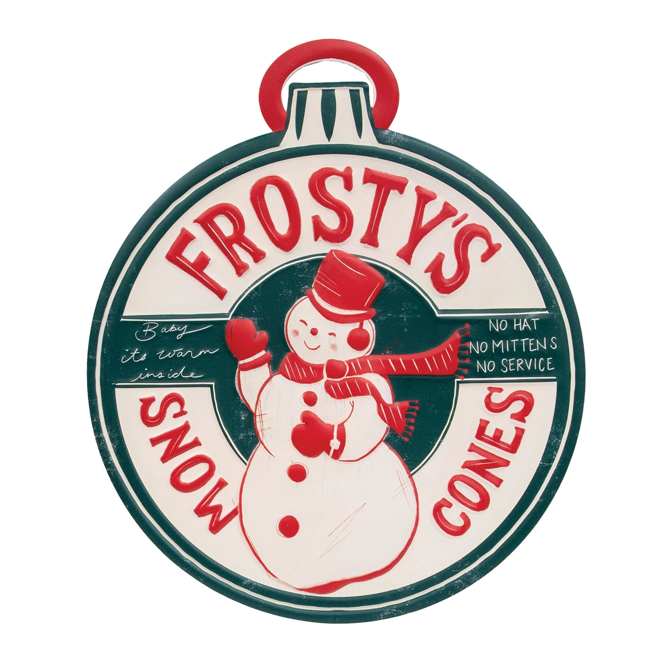 Frosty's Snow Cones Metal Sign