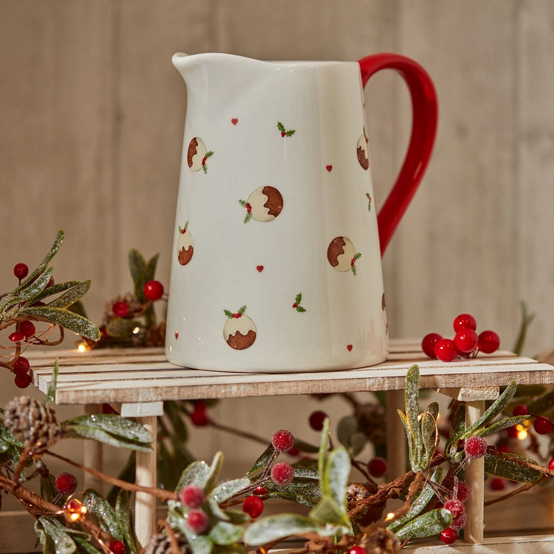 Plum Pudding Ceramic Jug