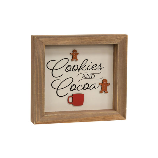 Cookies & Cocoa Framed Sign