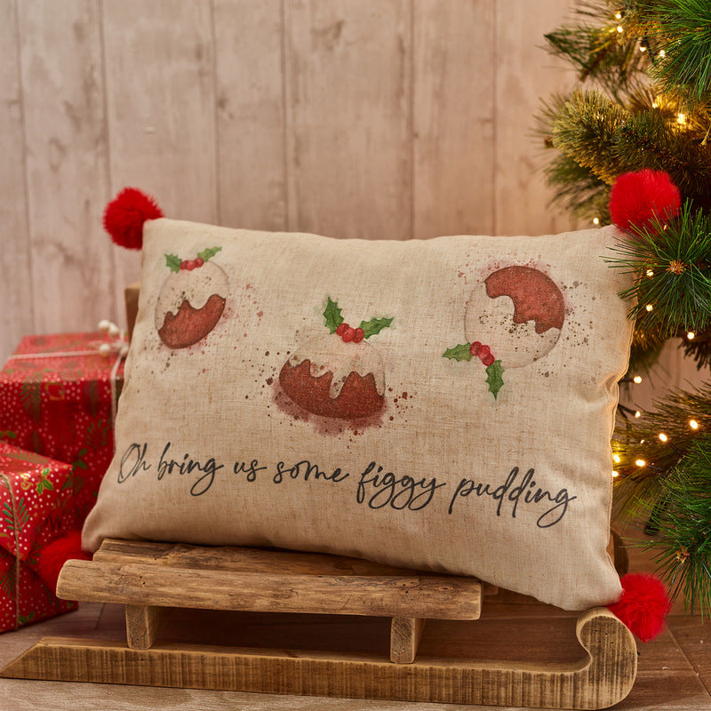 Figgy Pudding Cushion