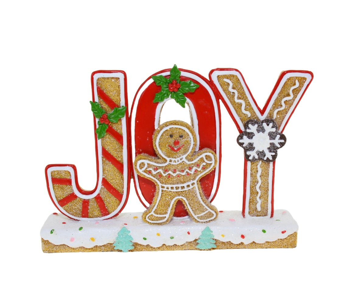 Gingerbread Joy Word