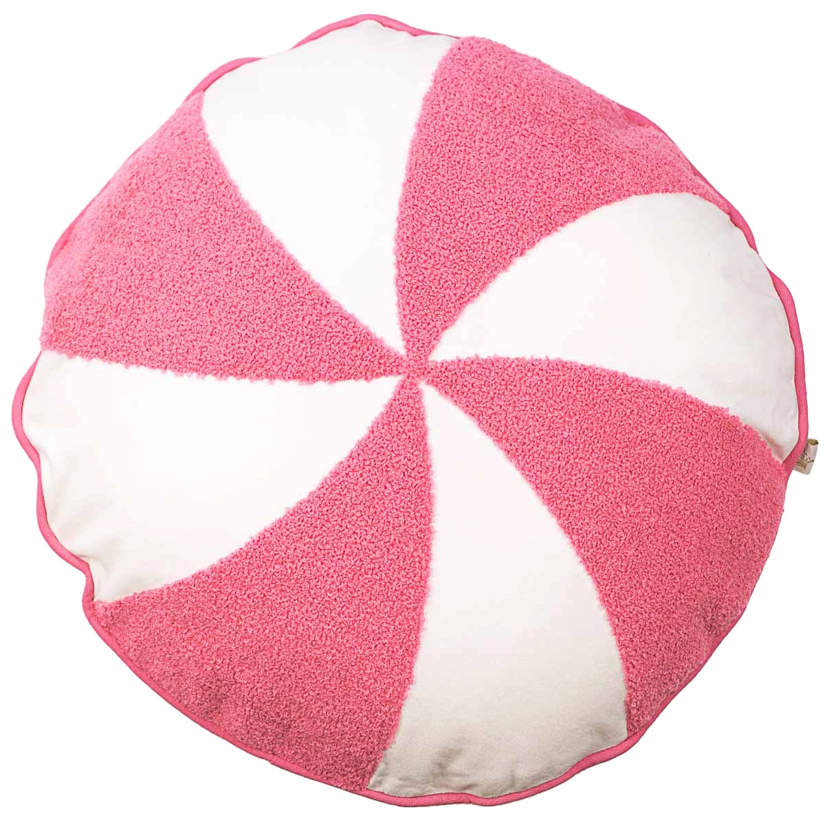 Pink & White Peppermint Pillow