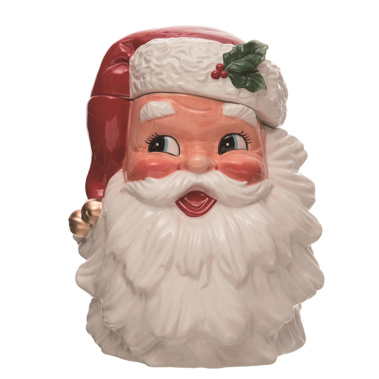 Christmas Retro Santa Cookie Jar