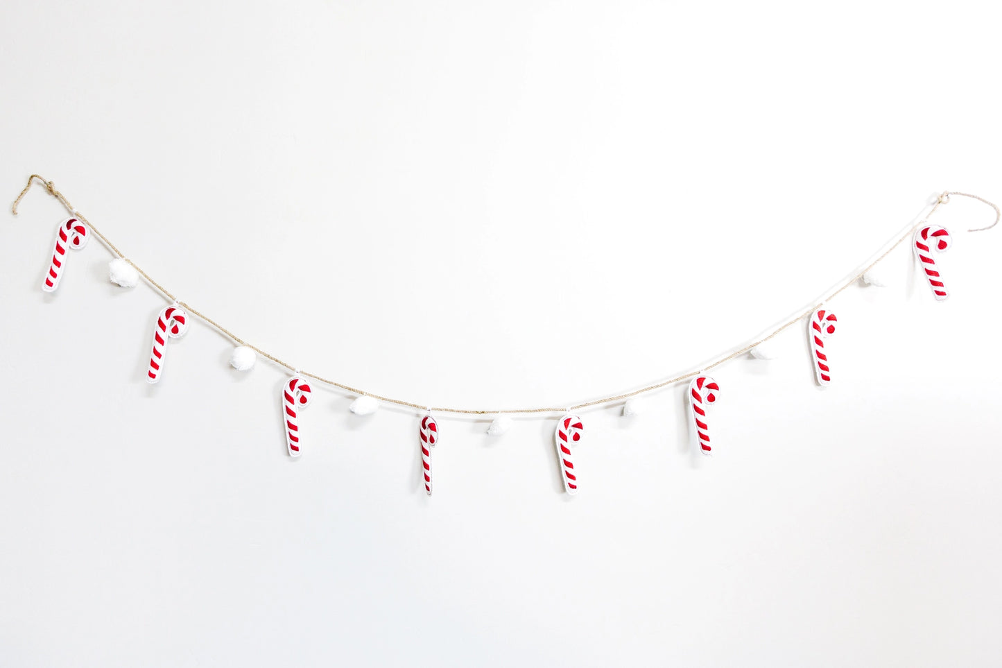 Candy Cane Felt Garland