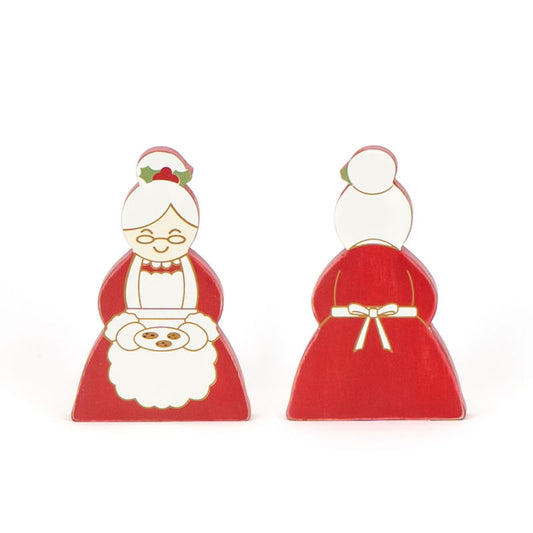 Wooden Mrs. Claus Shape