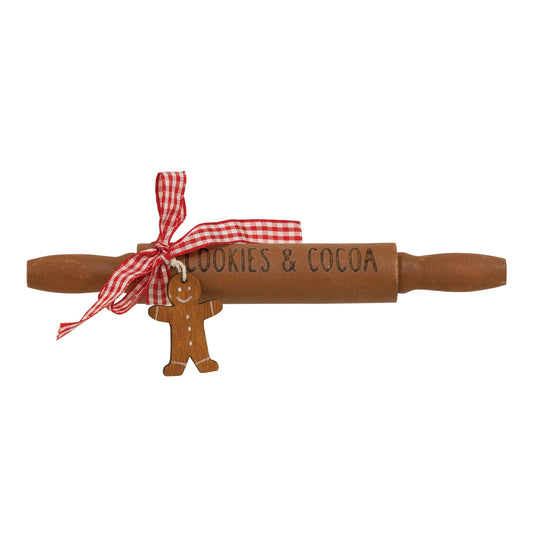 Cookies & Cocoa Wooden Rolling Pin