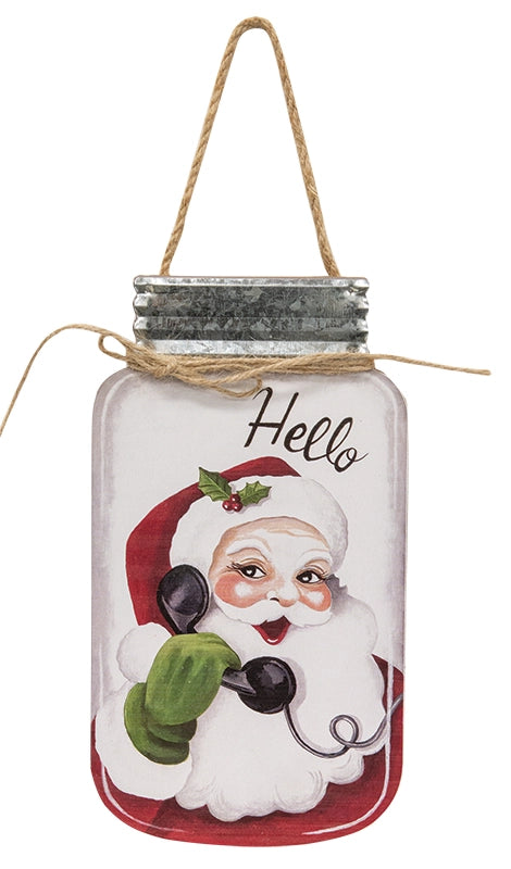 Mason Jar Christmas Hangers Assorted