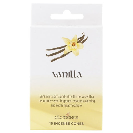 Vanilla Incense cones set of 15