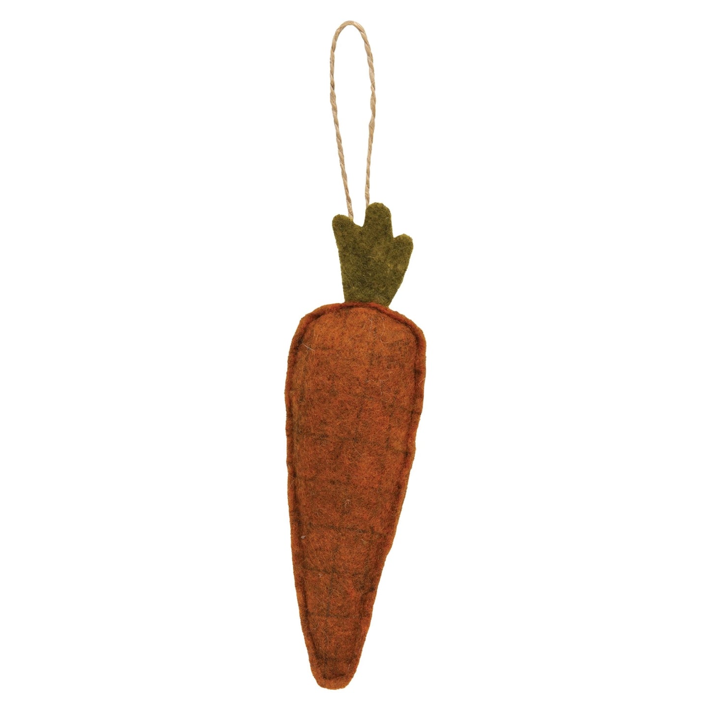 Primitive Fabric Carrot Hanging set of 2