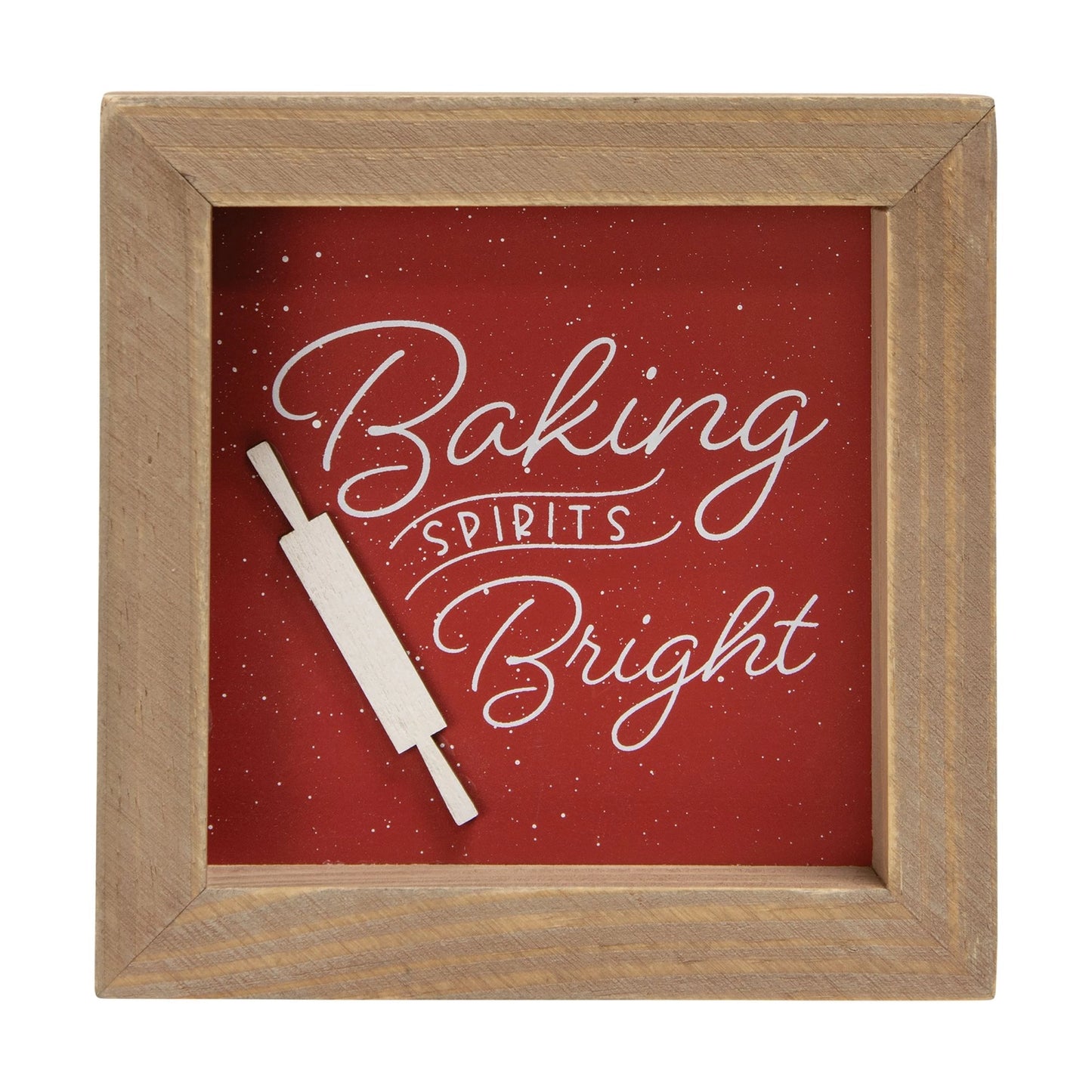 Baking Spirits Bright Wooden Frame