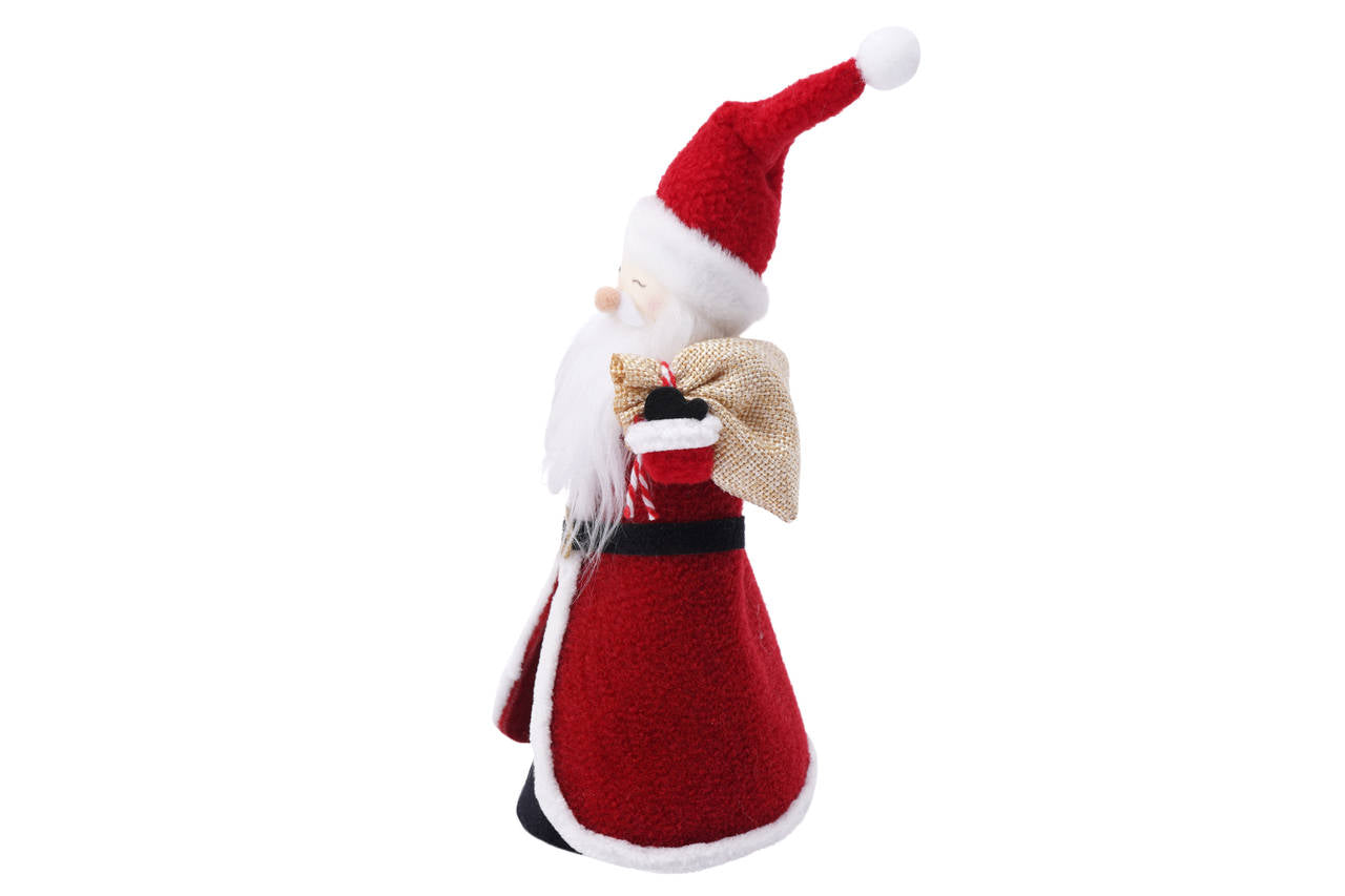 Fabric Santa Christmas Tree Topper