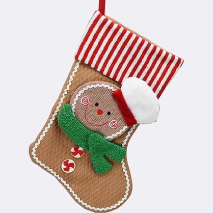 MR Christmas Gingerbread Stocking