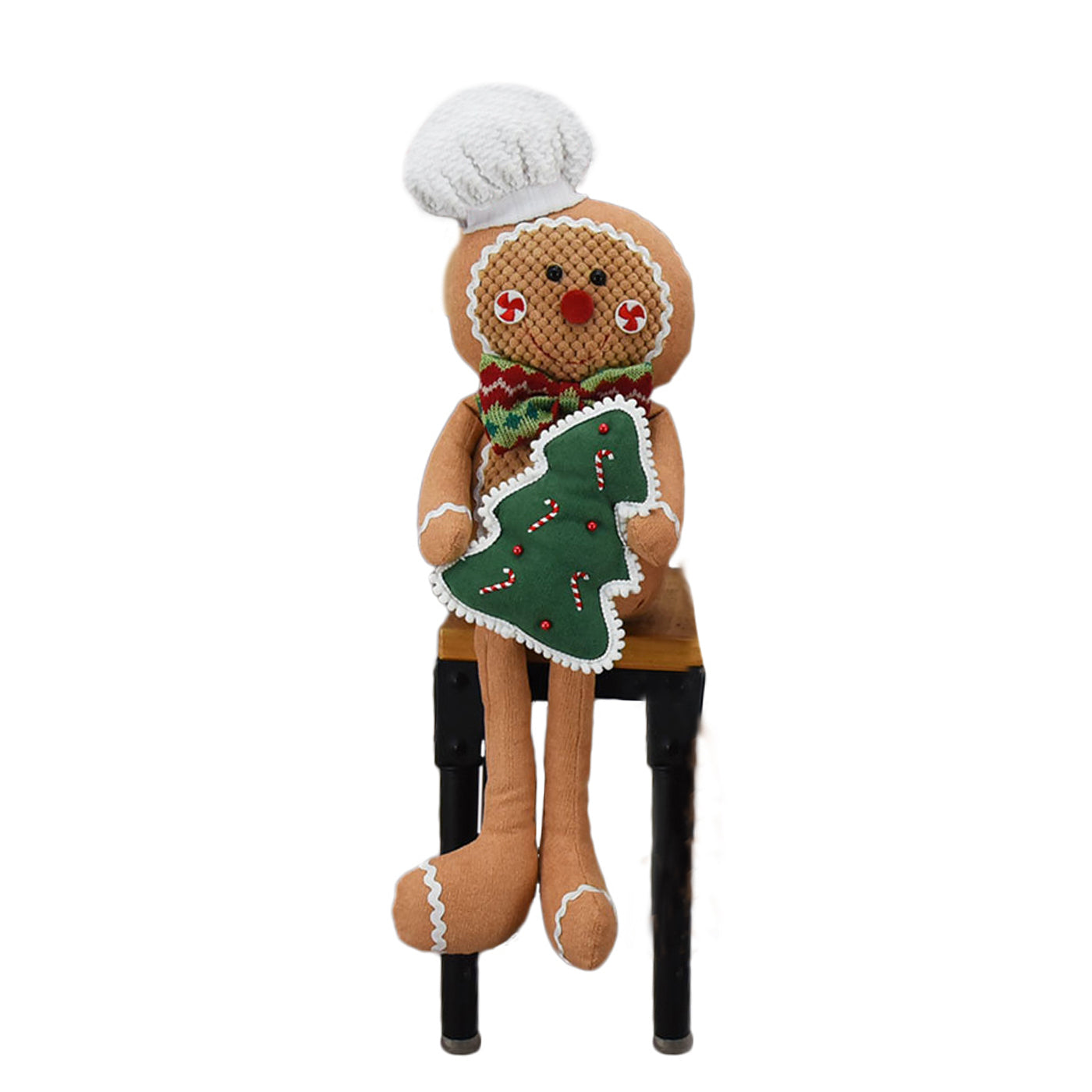 Christmas Gingerbread Soft Leg with Tree Plush