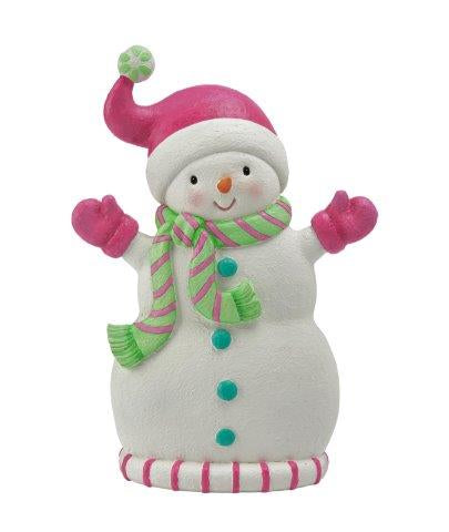 Fuchsia Snowman