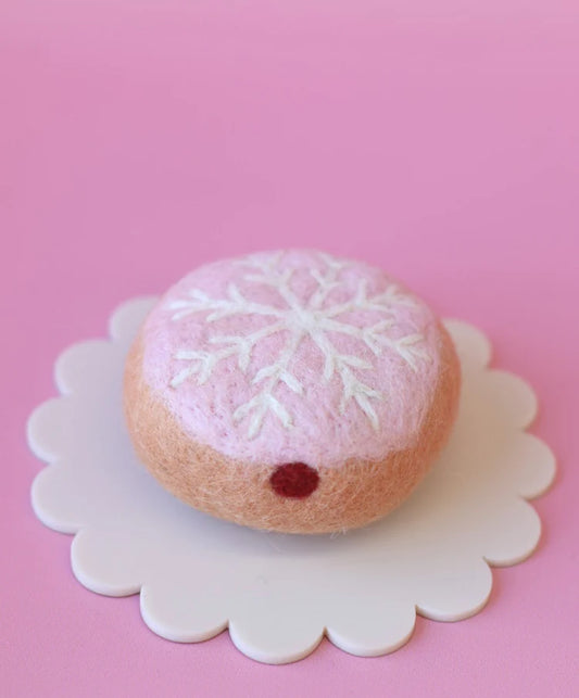 Snowflake Jam Donut - Strawberry