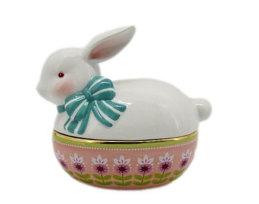 Rabbit Egg Trinket Box